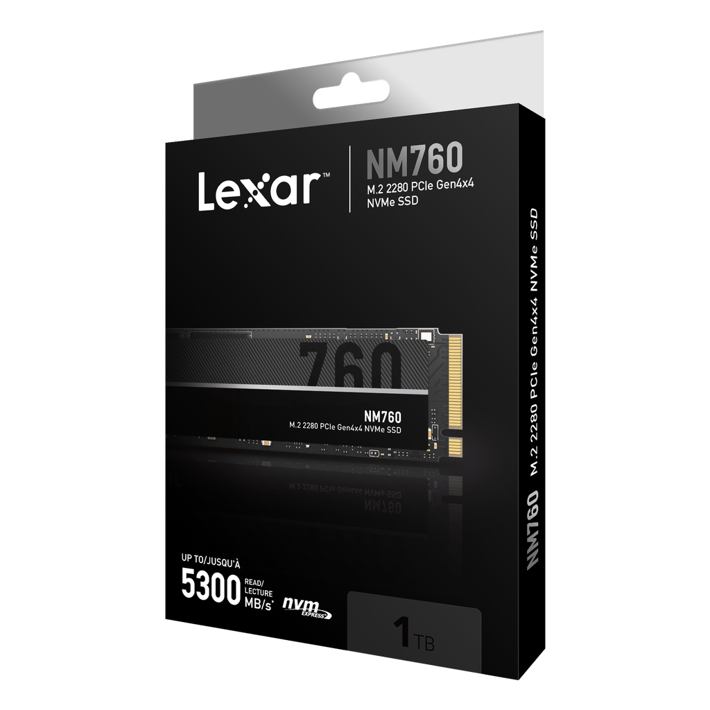 LEXAR LNM760 INTERNAL SSD M.2 PCIe Gen 4*4 NVMe 2280 - 1TB