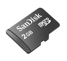 SanDisk Micro SD 2GB Memory Card